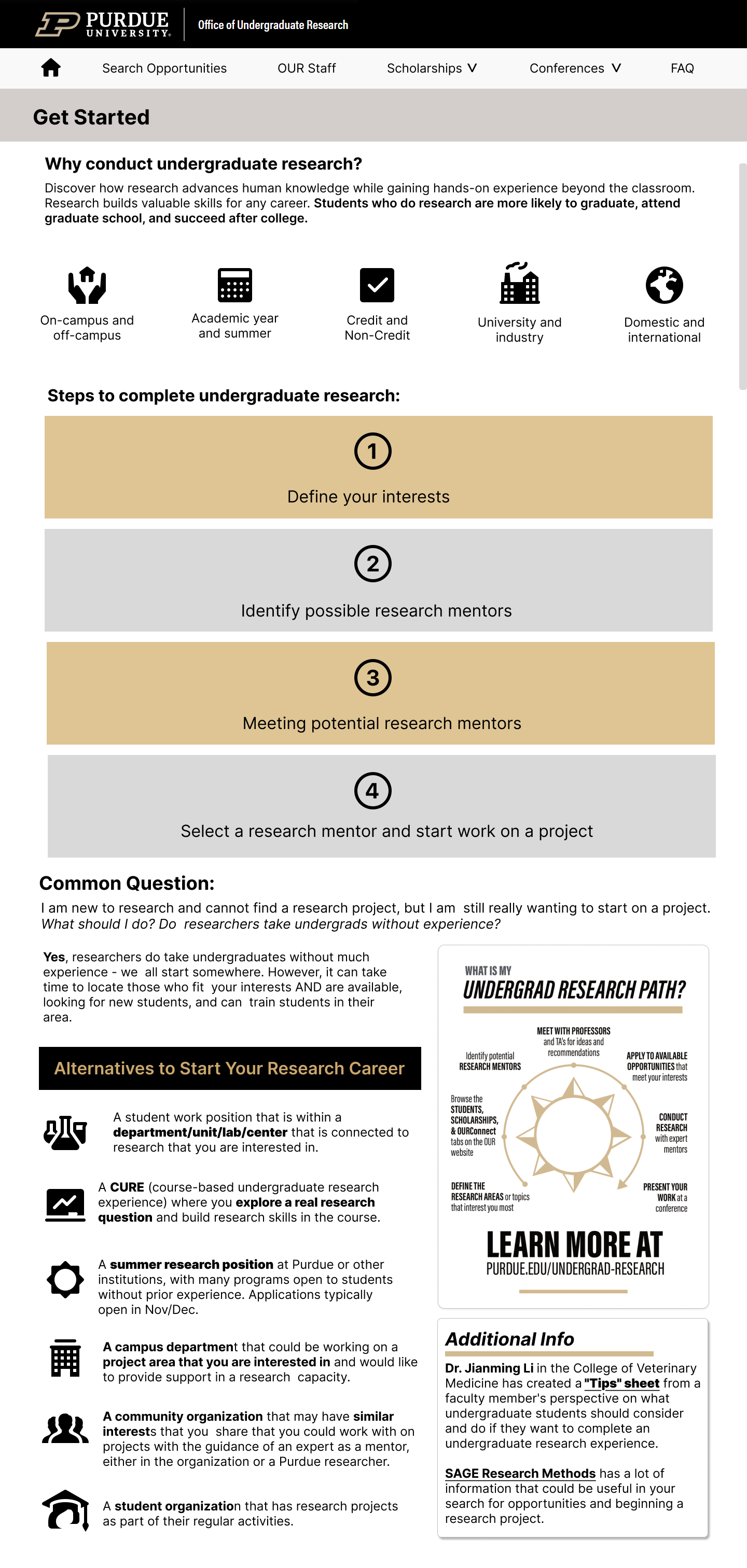 Mid-fidelity getting started page